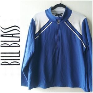 BILLBLASS TRACK JACKET - BLUE & WHITE